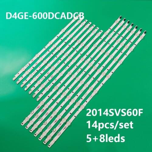 1266mm LED Backlight Lamp strip 13leds For SamSung 60 inch TV UA60H6400 CY-HH060CSSV2H 2014SVS60F D4GE-600DCA-R2 D4GE-600DCB-R2