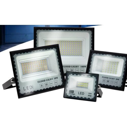 Led Flood Lights Outdoor 220V Mini Spotlight Bright Security Outside Lamp Waterproof 50W Cool White Floodlight