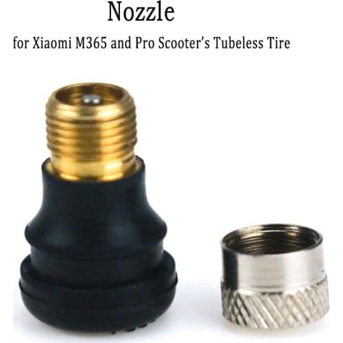 1PCS Tubeless Tire Vacuum Valve Front and Rear Wheel Gas Nozzle Electric Scooter Accessories for Mijia Skateboard