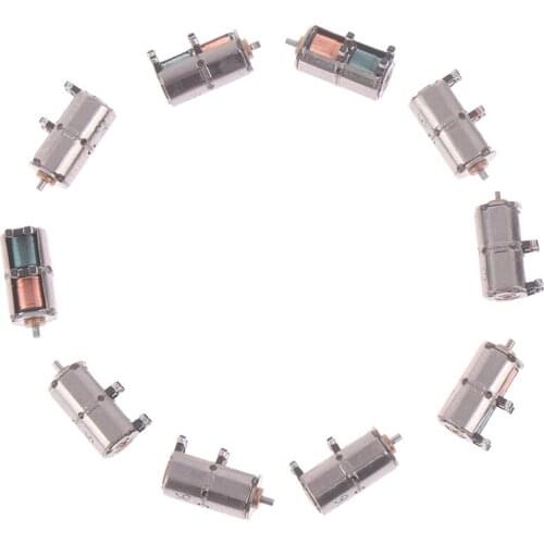 10PCS Mini 4mm 2-Phase 4-Wire Stepper Motor DC 5V Precision Stepping Motor 4.3mm*8.4mm DIY Camera Part