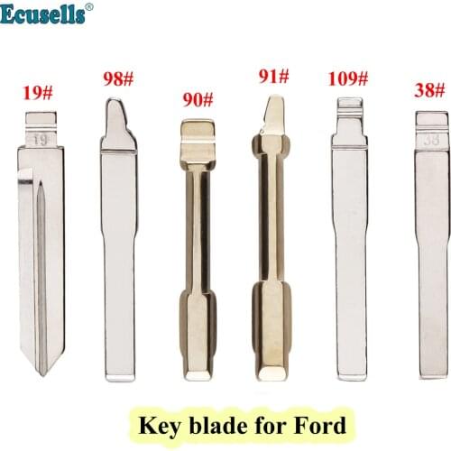 #19 #38 #90 #91 #98 #109 KD/Xhorse HU101 FO21 FO38 blank key For Ford Fusion Focus Mondeo Fiesta Galaxy Flip Blank Key Blade