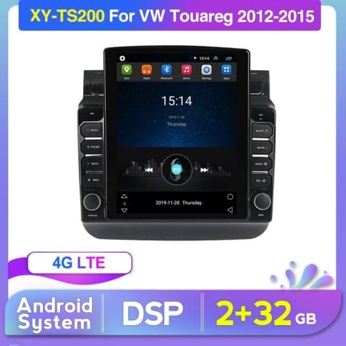 2 Din Car Radio Coche Android System For VW Volkswagen Touareg FL NF 2012 - 2015 Central Multimedia Player IPS 2Din DVD Auto