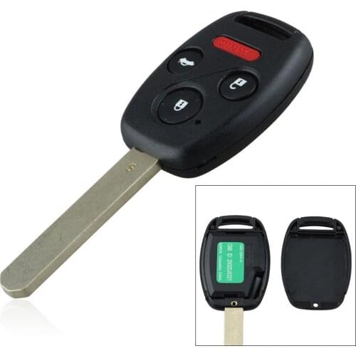 313.8Mhz 4 Buttons Black Keyless Entry Key Fob with Chip 46 OUCG8D-380H-A Fit for Honda Accord / Element 2003-2010