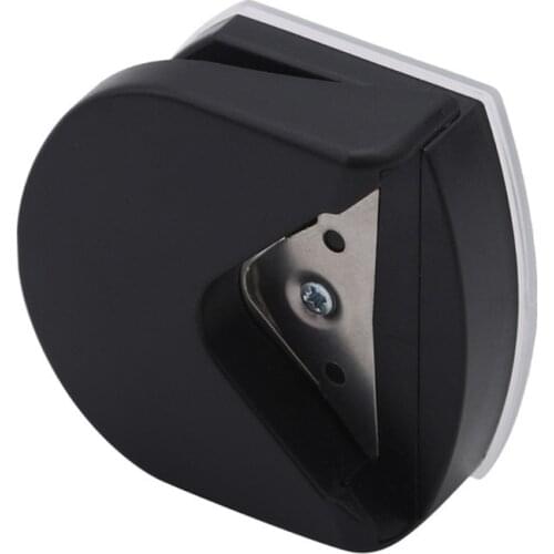 32CB 4mm Mini Corner Rounder Punch 4mm Corner Cutter Rounder Tool Black