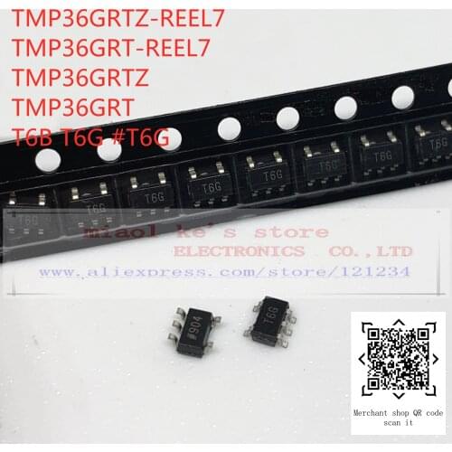 [ 10pcs/1lot ]100%New original: TMP36GRTZ-REEL7 TMP36GRT-REEL7 TMP36GRTZ TMP36GRT T6B T6G #T6G - SENSOR ANALOG -40C-125C SOT23-5