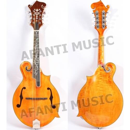 Afanti Solid Spruce top / Flamed Maple Back & Sides / Afanti Mandolin (AMB-210)