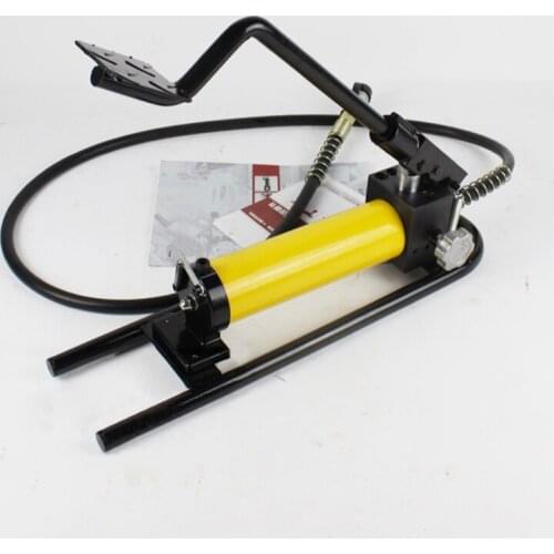CFP-800-1 Hydraulic Pump Portable High-Pressure Foot-Operated Manual Hydraulic Pump 700kg/cm2 Output Pressure 1.4L Oil Storage