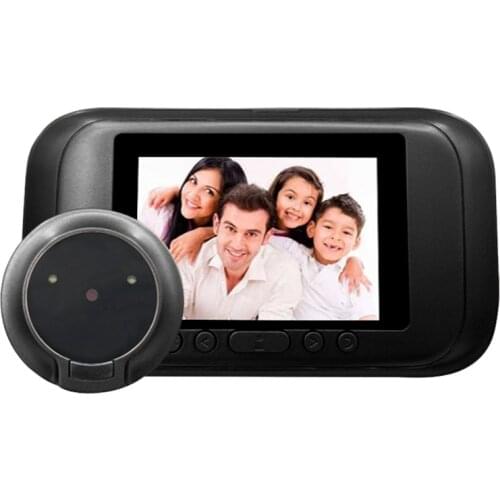Digital Smart Video Doorbell Camera Audio Intercom 1.0MP IR Night Vision Automatic Photo/Video AA Batteries Powered