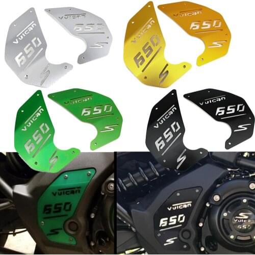 CNC Aluminum VN650 Left & Right Decoration Engine Side Cover Plate For 2015 2016 2017 2018 2019 Kawasaki Vulcan VN 650