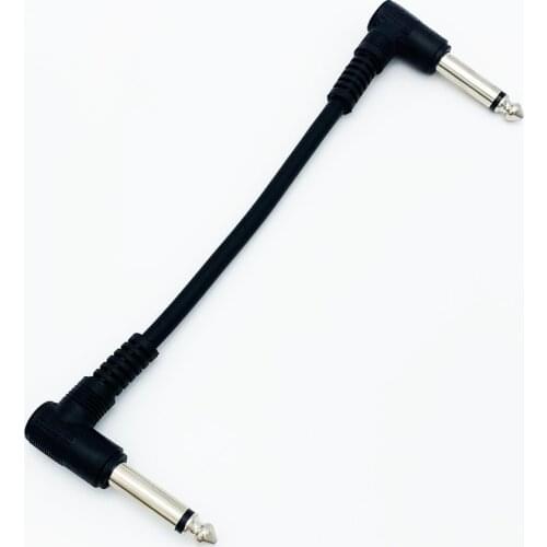15cm/20cm Length Guitar Effects Pedal Cable Connector 6.35 Plug Wire Adapter Line 1 piece