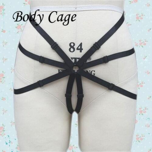 Body Cage 1pc Garters Belt Nightclub confused decoration Body Harness Bondage Stockings Suspenders belt Elastic Strap Lingerie
