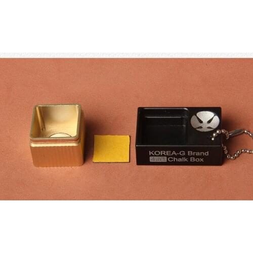 KOREA-G Pool Snooker Cue 4-in-1 Multi-function Repair Tool Polishing Machine Tip Shaper Metal Chalk Box Billiard Accessories