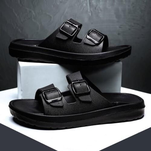 Summer Beach Shoes Mens Sandal 2021 Outdoor Men Sandals Shoes Shoft Bottom Male Roman Sandalias Hombre