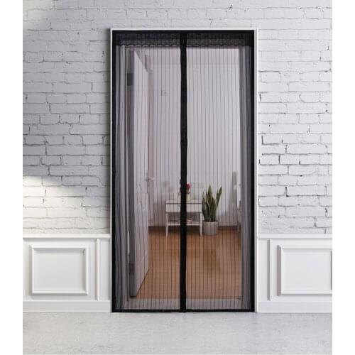 2021 Hot Magnetic Screen Door Curtain Anti-Mosquito Net Fly Screen Mosquito Protection Net Magnet Spring for Doors Windows