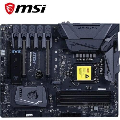 For MSI Z370 GAMING M5 Motherboard LGA 1151 DDR4 For Intel Z370 Z370M Desktop Mainboard SATA III USB3.0 PCI-E X16 3.0 Used
