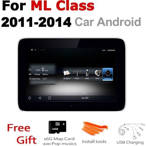 Android Touch Screen Multimedia Player Stereo Display navigation GPS For Mercedes Benz ML GL CLass 2012 2013 2014 2015 NTG WiFi