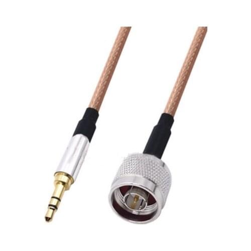 N male to 3.5mm male mono RF cable RG316 50 ohm