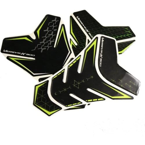 For Kawasaki VERSYS-X 300 VERSYS X300 sticker Motorcycle fuel tank pad protection sticker decal fairing kit knee fuel logo