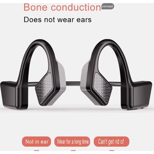 Bone Conduction Earphones Bluetooth 5.0 Earphones Wireless Earphones TWS Sports Handsfree Waterproof Headphones