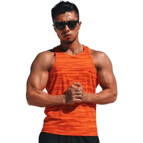 2021Summer New Mens Sports Vest Running Sports Basketball Training Leisure Quick-drying Breathable Fitness Vest Men Tank Tops