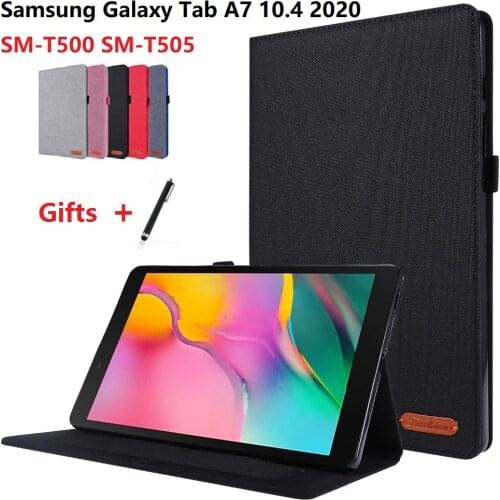 Tablet Case For Tablet Samsung Galaxy Tab A7 2020 Case Smart Magnetic Stand for Galaxy Tab A7 10.4'' SM-T500 SM-T505 Holder+ pen