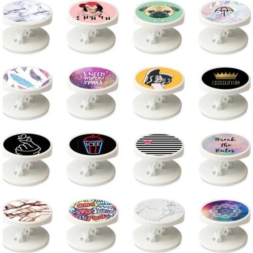 Hot Foldable Stand Phone Mount Circle Smooth Epoxy Multifunction Air Stand Holder And Grip For All Tablets And Phones