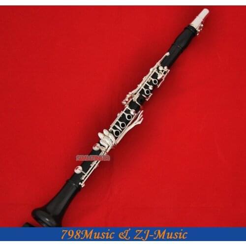 Professional Grenadilla Black Wooden 18 Key Bb Clarinet Boom System With Case