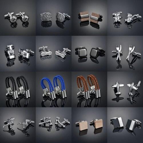 Light luxury shirt Cufflinks mens shirt cuffs nail French round button custom wedding dress bridegroom suit sleeve