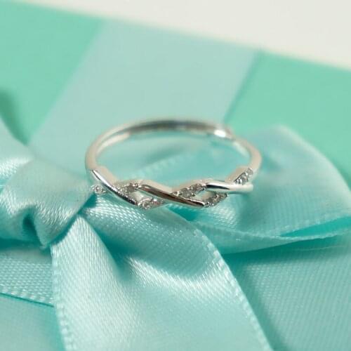 Silver 925 Jewelry Luxury Bridal Cubic Zirconia Rings for Women Solitaire Engagement Wedding Band Party Gift Jewelry New