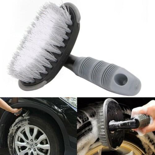 Car Wheel Tire Rim Scrub Brush Detailing Washing Brush PP Cleaner Car Cleaning Tool Accessories For Camper Caravan Offroad Truck