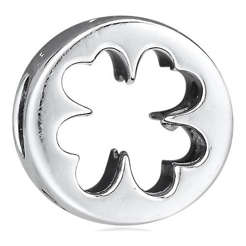 Fit Pandora Bracelet Charms 925 Original Sterling Silver Clover Cut Out Beads Women Fashion Jewelry Making DIY Gift Bijoux Femme