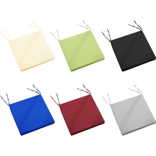 Outdoor/Indoor Chair Seat Pads Cushion Patio Tie Backs Comfy Washable 40cm