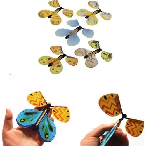 100pcs Magic Butterfly Flying Butterfly From Empty Hands Freedom Butterfly Magic Tricks Mentalism Magie Kids Children Toy