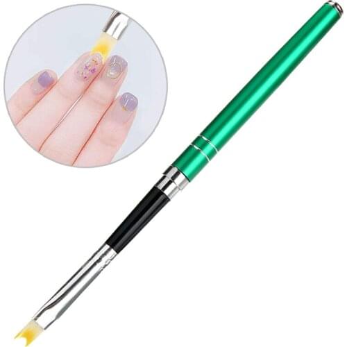 1pc French Manicure Pen Nail Tips Brush Half Moon Brushes Extension Builder Painting Drawing Pen Nail Art Tool