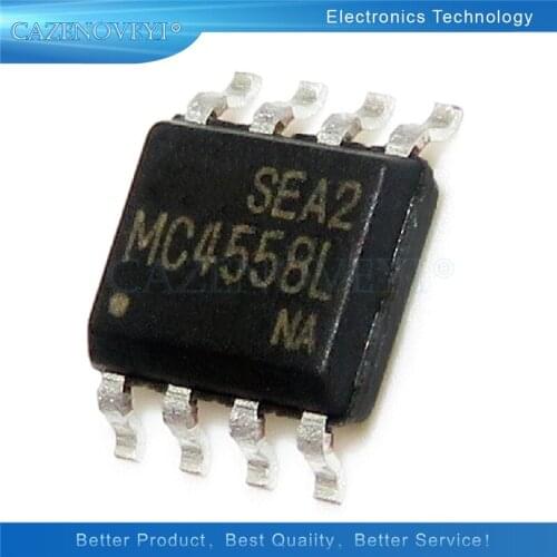 10pcs/lot MC4558L SOP8 MC4558 SOP 4558 SOP-8 In Stock