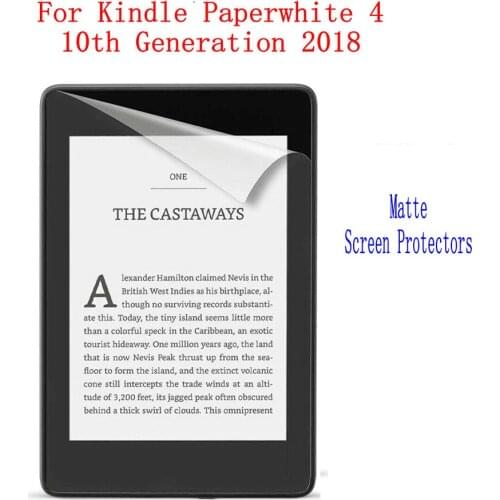 100pcs/lot Matte Screen Protector Guard Protective Matte Film For Amazon Kindle Paperwhite 4 10th Generation 2018