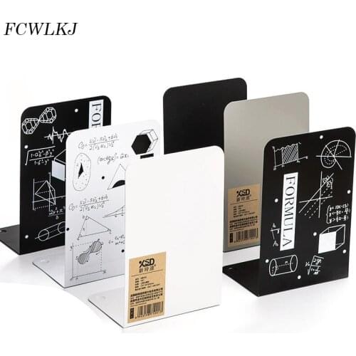 2PCS/Pair Kawaii Metal Desk Book Students Desk Organizer Office School Home Bookshelf Stationery