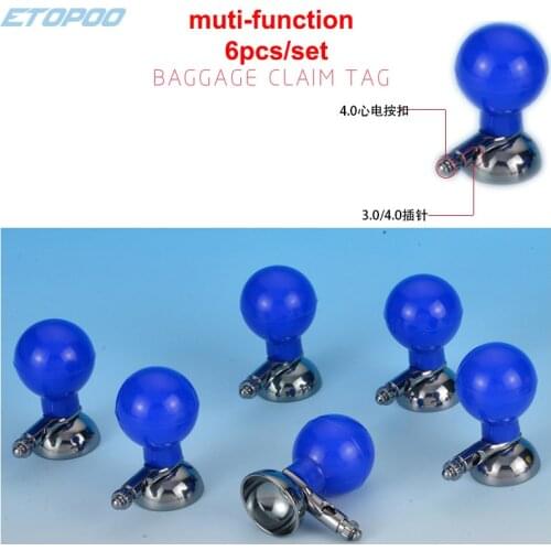 6pcs/box Adult EKG accessories Suction for snap banana clip ecg/ekg electrodos Electrode chest suction ball