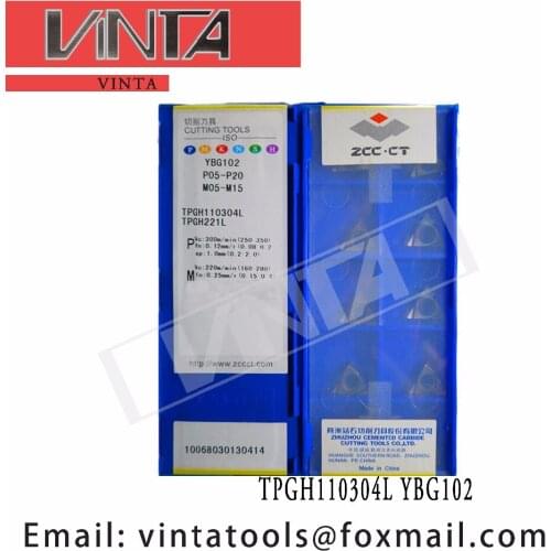 Free shipping high quality 10pcs/lots YBG102 YNG151 TPGH110304L cnc carbide turning inserts