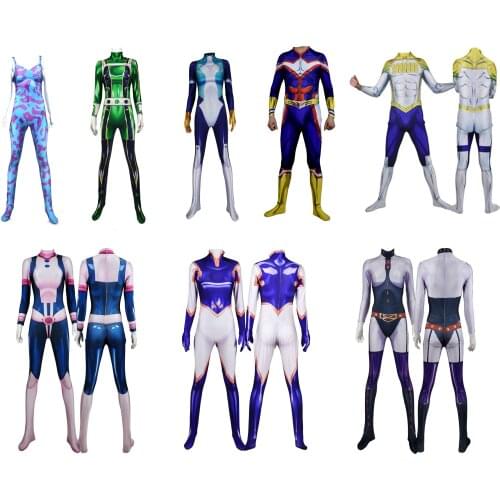 Boku No Hero Academia MT Lady Mina Ashido Midnight All Might Nejire Hado Froppy URARAKA Cosplay Costumes My Hero Academy Suits
