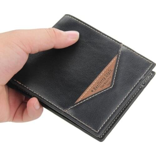 Brand Men Thin Wallet New Vintage Big Capacity Male Short Money Purse Multifunction Casual Coin Pocket PU Leather Card Holder