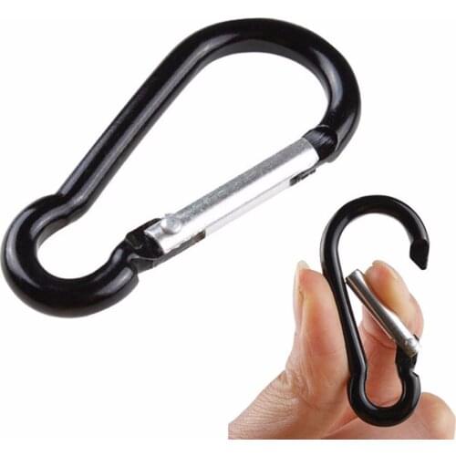 Storage Holder 10Pcs Aluminum Snap Hook Carabiner Hanger Organizer Key Chain Clip Keychain Hiking Camping Holders Rack 19APR4