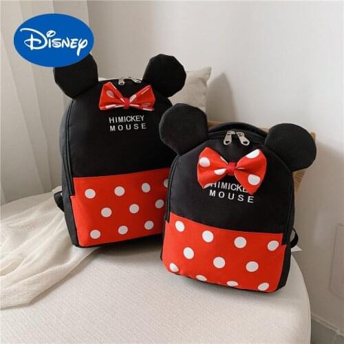 Disney1- 5yearold Childrens Schoolbag Small Backpack Cartoon Backpack Men and Women Mickey Mouse Schoolbag