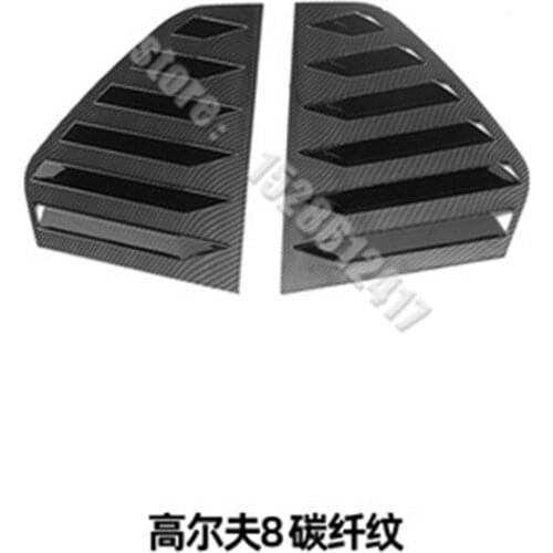 For Volkswagen Golf 8/PRO /RL Triangular blinds decorative stickers behind car windows Car Styling