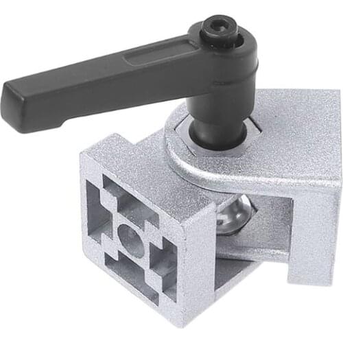 Zinc Alloy Flexible Hinge With Handle Die Cast Pivot Joint Connector For Aluminum Extrusion Profile