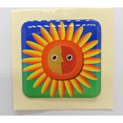 Custom logo dome resin label, epoxy label sticker