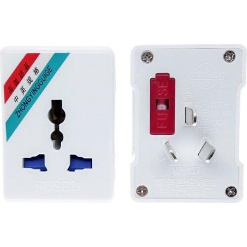 1 PC) China AU 3 Pin Wall Socket Power Plug Adapter 3 Way Masterplug AC 100~250V- 10A Max