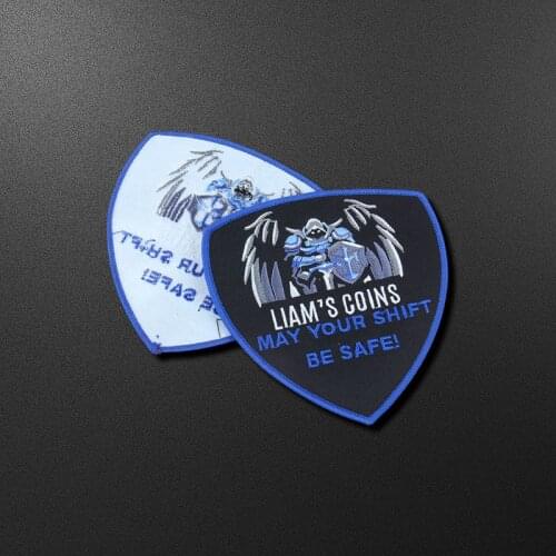 Cool Armor warrior Patch DIY Sew-on Embroidery Patches for Clothing Stickers Punk Skull Patch for T-shirt Applique Accessories