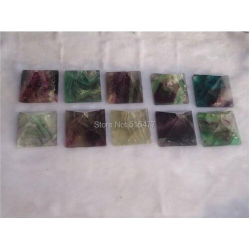 NEW NATURAL FLUORITE CRYSTAL PYRAMIDS Wholesale Free Shipping