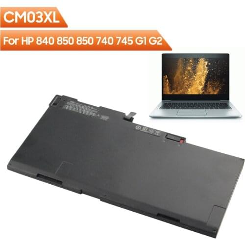 Original Replacement Battery CM03XL For HP ELITEBOOK 840 850 850 740 745 G1 G2 50Wh with tool